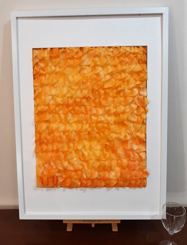 Painting " Sport! of what colour?" by W2W. White frame